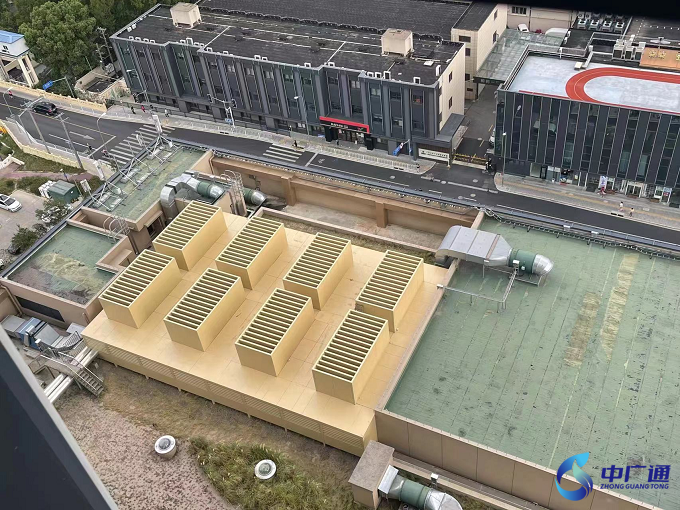 閔行行政服務(wù)中心風(fēng)冷熱泵機(jī)組降噪治理項(xiàng)目